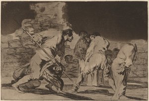 Disparate furioso (Furious Folly) af Francisco de Goya