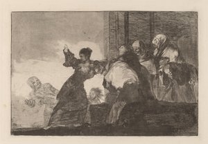 Uensartet pobre (stakkels dårskab) af Francisco de Goya