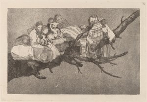 Disparate ridiculo (Latterlig dårskab) af Francisco de Goya
