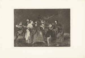 Tredobbelt tåbelighed Uensartet tredobbelt Los Disparates (The follies) (serietitel) Los Proverbios (Ordsprogene) (serietitel) af Francisco de Goya