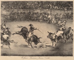 Den berømte amerikaner, Mariano Ceballos (The Famous American, Mariano Ceballos) af Francisco de Goya