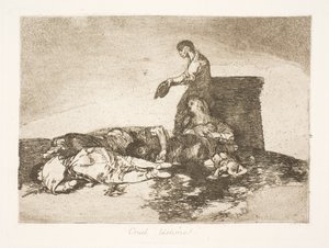 Elendighed! (48) af Francisco de Goya
