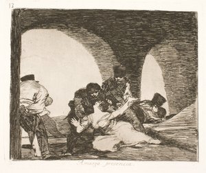 En frygtelig død (13) af Francisco de Goya