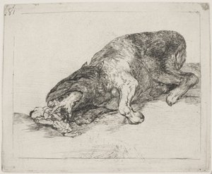 Et vildt uhyre (81) af Francisco de Goya