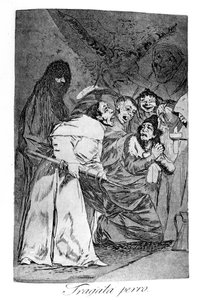 Fregathund, 1799 af Francisco de Goya
