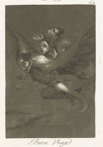 gode konger God tur (titel på objekt) Los Caprichos (serietitel) af Francisco de Goya