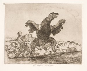 Gribben (76) af Francisco de Goya