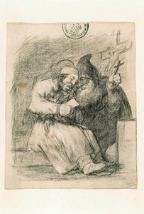 Han hjælper ham med at dø godt af Francisco de Goya