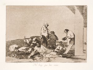 Hvad nytter det at klage (58) af Francisco de Goya