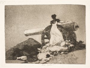 Hvilket heltemod! (7) af Francisco de Goya