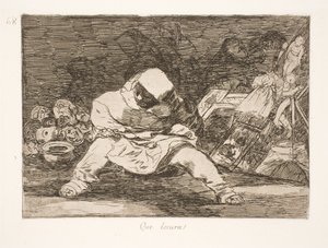 Hvilket vanvid! (68) af Francisco de Goya