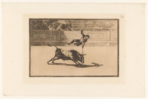 Juanito Apiñani i arenaen fra Madrid Juanito Apiñanis lethed og vovemod i Madrid Stierengevechten (serietitel) La Taureamachie (serietitel) Tyrefægtning (serietitel) af Francisco de Goya