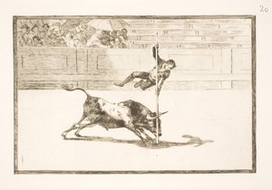 Juanito Apiñanis smidighed og vovemod i arenaen i Madrid af Francisco de Goya