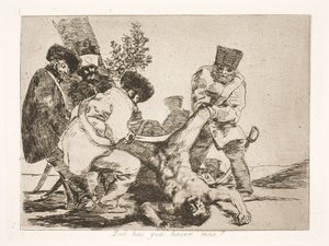 Kan man gøre mere? (33) af Francisco de Goya