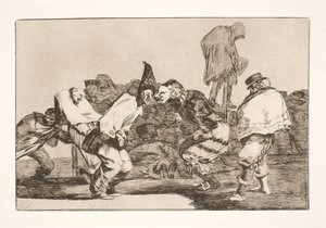 Karnevallets dårskab (Mor dig, karneval, for i morgen vil der være aske) af Francisco de Goya