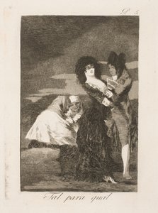 Krage søger mage af Francisco de Goya