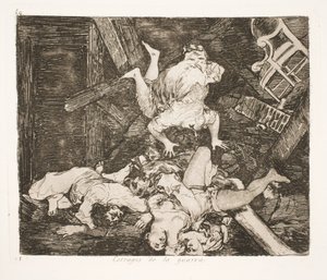 Krigens rædsler (30) af Francisco de Goya