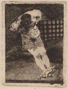 Sikkerheden for en fange kræver ikke pine (forvarslingen af ​​en kriminel kræver ikke tortur af Francisco de Goya