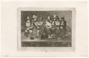 Krigens rædsler, tavle 35: Man kan ikke vide hvorfor af Francisco de Goya
