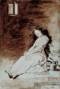 Los Caprichos: "Fordi hun var modtagelig" af Francisco de Goya