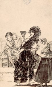 Los caprichos: "Må Gud tilgive hende, hun var hendes mor" af Francisco de Goya