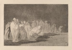 Los ensacados (Mændene i sække) af Francisco de Goya