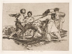 Med grund eller uden (2) af Francisco de Goya