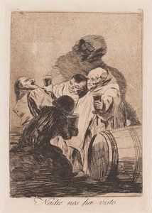 Ingen har set os, sent den 18.-begyndelsen af den 19 århundrede (tryk) af Francisco de Goya