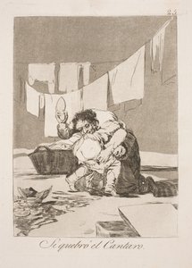 Når man har slået krukken itu af Francisco de Goya