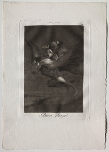 Firs Caprices: Bon Voyage, 1793-1798. af Francisco de Goya