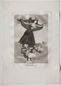 Ochenta Caprichos: Volaverunt, 1793-1798. af Francisco de Goya