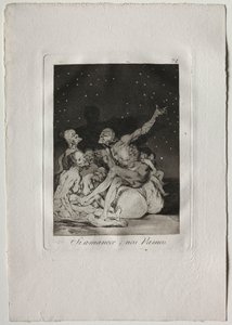 Ochenta Caprichos: When Day Breaks We Will Be Off, 1793-1798. af Francisco de Goya