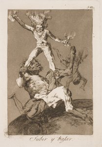 Op og ned af Francisco de Goya