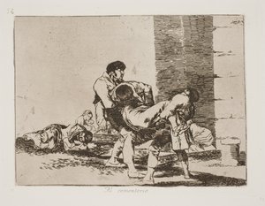 På Vej til kirkegården (56) af Francisco de Goya