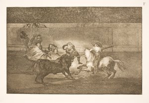 Pepe Illos død (3. komposition) af Francisco de Goya