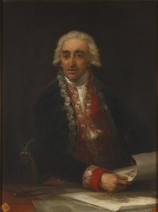 Portræt af Juan de Villanueva af Francisco de Goya
