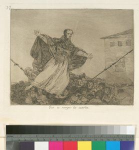 Må snoren knække, Plade 77 fra Los Desastres de la Guerra (Krigens katastrofer), efter 1814-15, udgivet 1863 (ætsning, akvatint eller lavis & drypoint) af Francisco de Goya