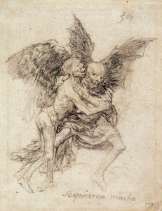 Se quieren mucho (De elsker hinanden meget) af Francisco de Goya