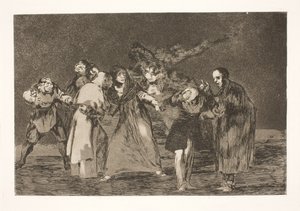 Sår heler hurtigere end hastig tale af Francisco de Goya