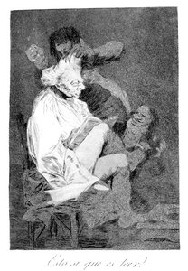 Det er bestemt at kunne læse, 1799 af Francisco de Goya