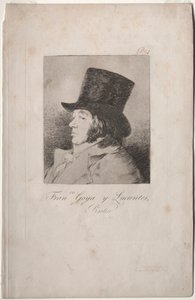 The Caprichos: Portræt af Goya af Francisco de Goya