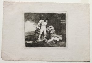 Krigens katastrofer: Og der er ingen hjælp til det af Francisco de Goya