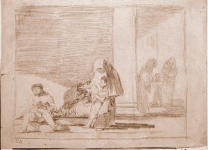 The Disasters of War: Sund og syg (tegning af Francisco de Goya