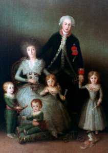 Hertugen af Osuna og hans familie, 1788 af Francisco de Goya