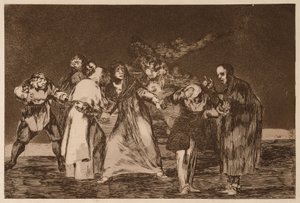 The Exhortations (Opfordringerne), fra serien Los Disparates af Francisco de Goya