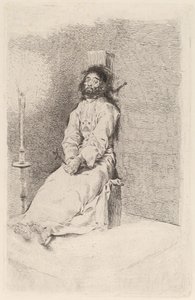 Den garroterede mand af Francisco de Goya
