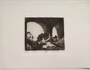 The Horrors of War: Bitter to be Present. af Francisco de Goya
