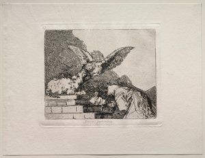 The Horrors of War: Feline Pantomime. af Francisco de Goya