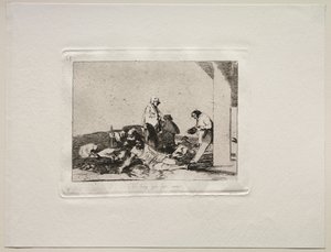 Krigens rædsler: Det nytter ikke at græde ud af Francisco de Goya