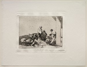 The Horrors of War: Its No Use Crying Out. af Francisco de Goya